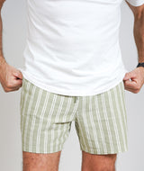 WALLIE MEN'S DRAWSTING STRIPE SHORTS