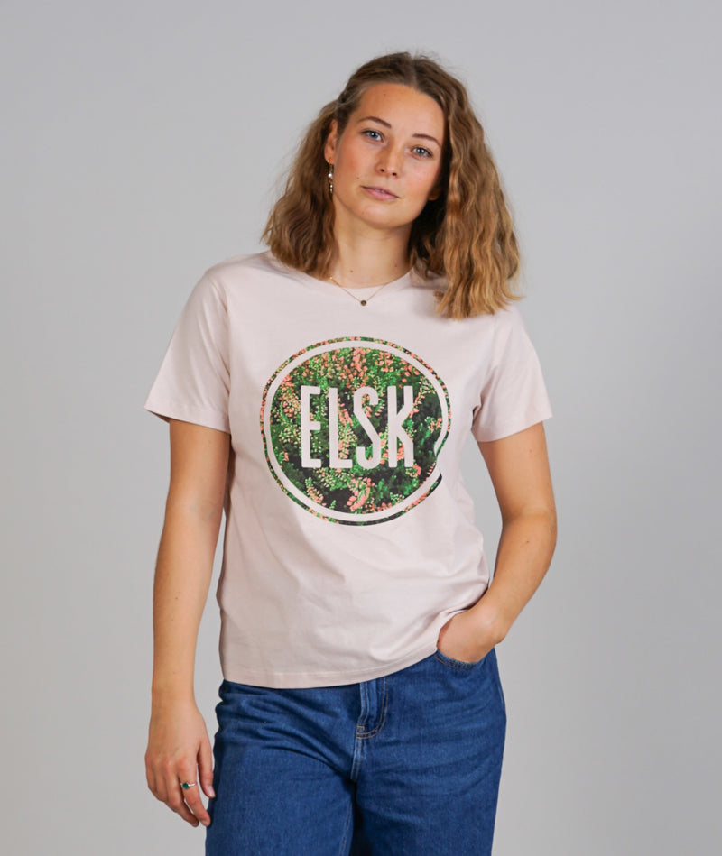 10002 | ELSK® LYNG LOGO WOMEN'S TEE | DUSTY PINK