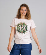 10002 | ELSK® LYNG LOGO WOMEN'S TEE | DUSTY PINK