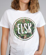 11004 | ELSK® LYNG LOGO WOMEN'S TEE | WHITE