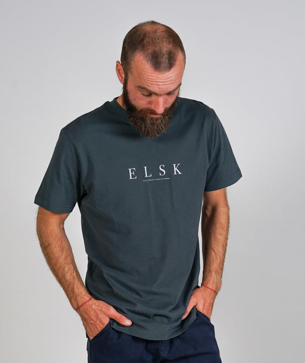 2338 | ELSK® PURE EP  BRUSHED T-SHIRT | STONE GREEN
