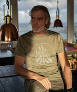 01041 | ELSK® BAAL WOOL MEN'S T-SHIRT | SMOKEY OLIVE