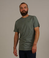 01074 | ELSK® SEABED BRUSHED MEN'S TEE | DUSTY GREEN