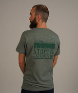 01074 | ELSK® SEABED BRUSHED MEN'S TEE | DUSTY GREEN