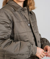 19002 | ELSK® ELSA WOMEN'S QUILTED JACKET IN SMOKEY OLIVE