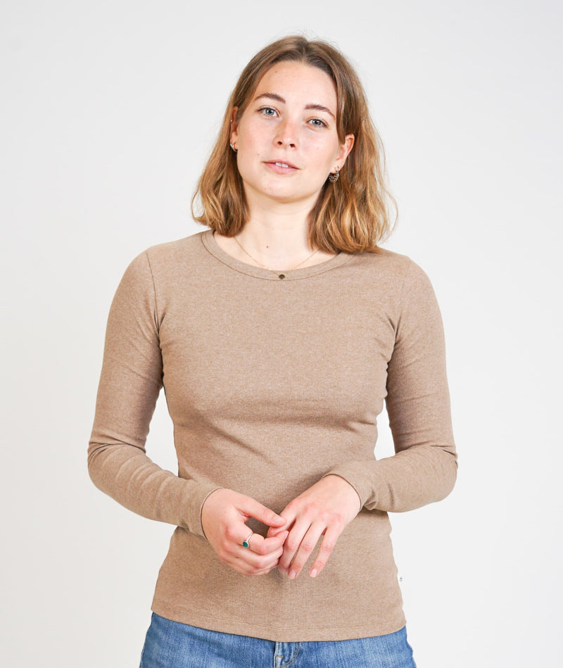 KRIK WOMEN'S LS RIB T-SHIRT