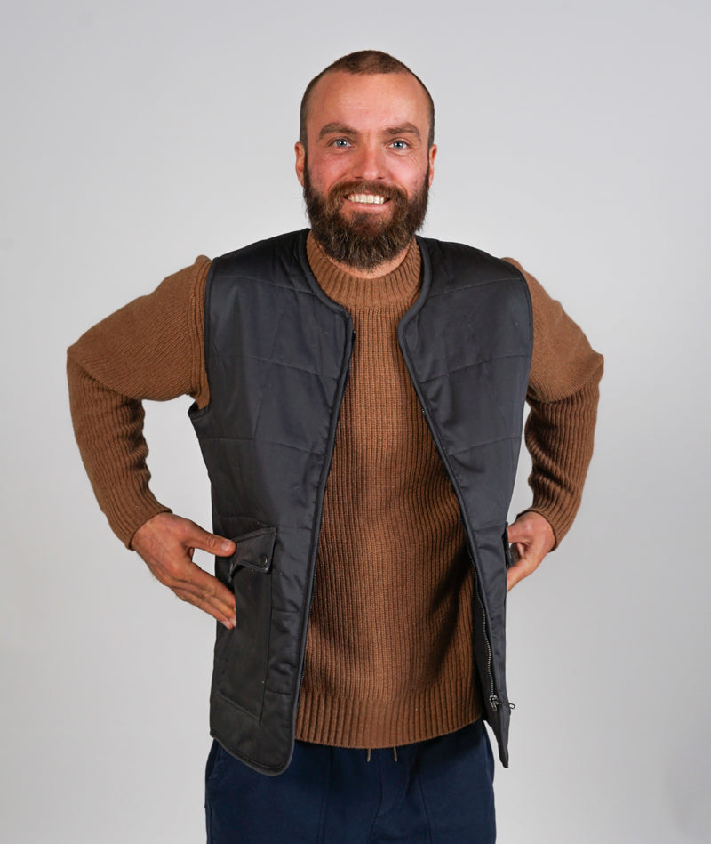 10001 | ELSK® EIGIL MEN'S QUILTED VEST | PIRATE BLACK