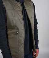 10000 | ELSK® EIGIL MEN'S QUILTED VEST | SMOKEY OLIVE