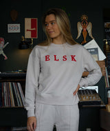 12007 | ELSK® CHENILLE EMB. ØRUM WOMEN'S SWEATSHIRT | DUSTY PINK