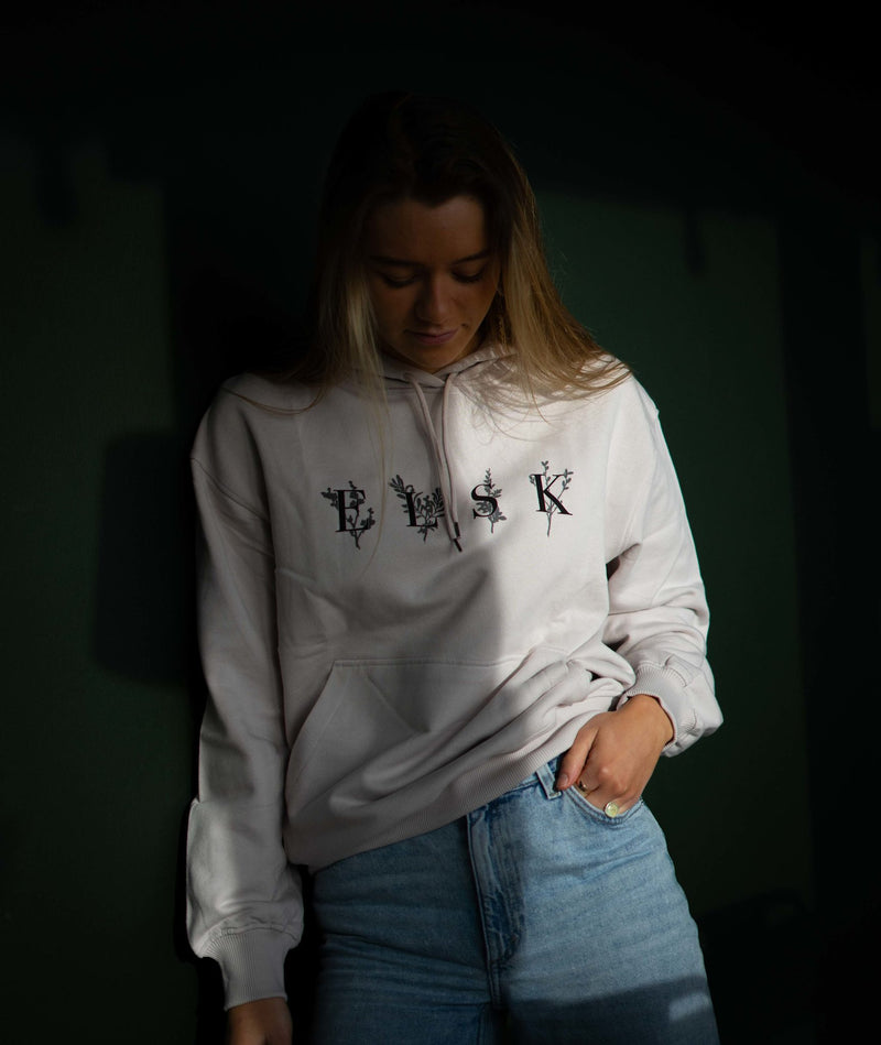 12009 | ELSK® PORSE LOGO FIONA WOMEN'S HOODIE | DUSTY PINK