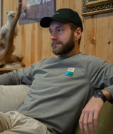 02017 | ELSK® BAGSØ2 PCH MEN'S LIGHTWEIGHT CREWNECK | SMOKEY OLIVE