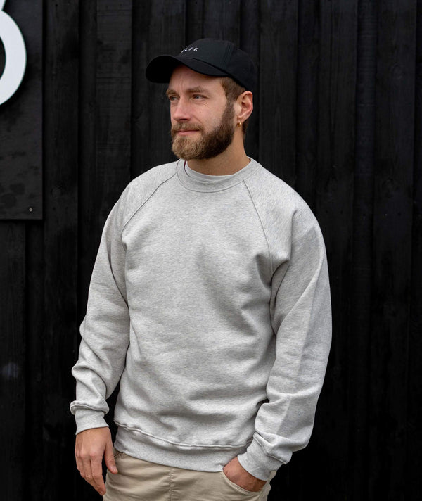 02004 | ELSK® TVÆRS MEN'S CREWNECK | SNOW MELANGE