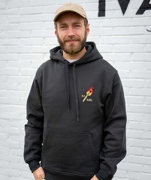 02008 | ELSK® ILDSJÆL SENNELS MEN’S HOODIE | PIRATE BLACK