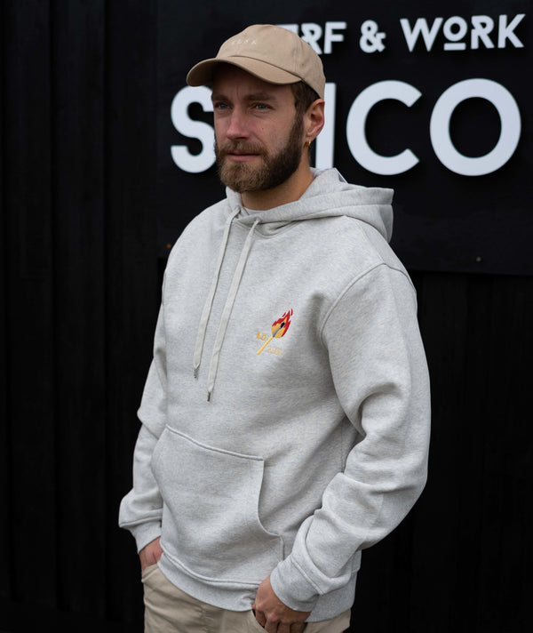 02009 | ELSK® ILDSJÆL SENNELS MEN’S HOODIE | SNOW MELANGE