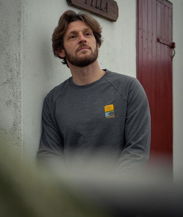 1724 | ELSK® BAGSØ PCH MEN'S LIGHTWEIGHT CREWNECK | GREY