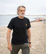 2321 | ELSK® RAY PCH  BRUSHED MEN'S TEE  | DUSTY BLACK