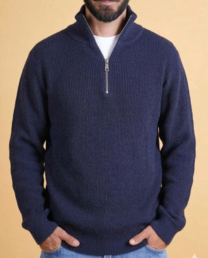 HALFZIP ORGANIC COTTON MEN'S KNIT