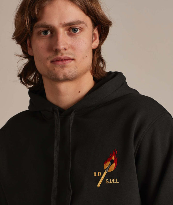 02008 | ELSK® ILDSJÆL SENNELS MEN’S HOODIE | PIRATE BLACK