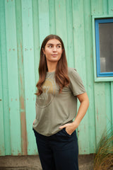 11023 | ELSK® FULL MOON ZEN WOMEN'S TEE | TEA LEAF