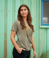 11023 | ELSK® FULL MOON ZEN WOMEN'S TEE | TEA LEAF