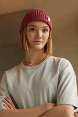 09018 | ELSK® HAMBORG BEANIE | RØD MULTI