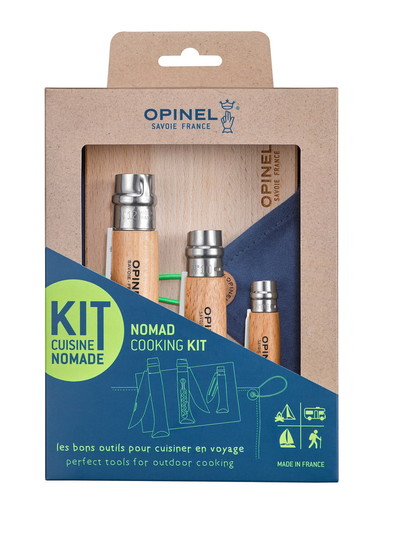 Opinel Nomad Cooking Kit 4 dele Bøg
