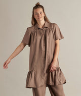 17007 | LOVE LUNA WOMEN'S DRESS | TAUPE BROWN