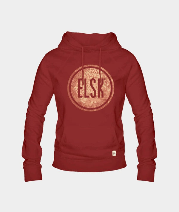 4519 | ELSK® SPLASH TVÆRS WOMEN’S HOODIE | RED
