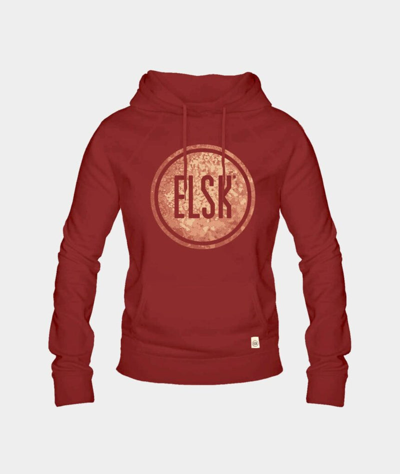 4519 | ELSK® SPLASH ACROSS WOMEN'S HOODIE | RED
