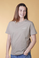 RE.ELSK SIGNED BASIC WOMEN'S CASUAL T-SHIRT