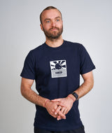 RE.ELSK 01007 | ELSK® CUBE21 BRUSHED T-SHIRT | DARK NAVY