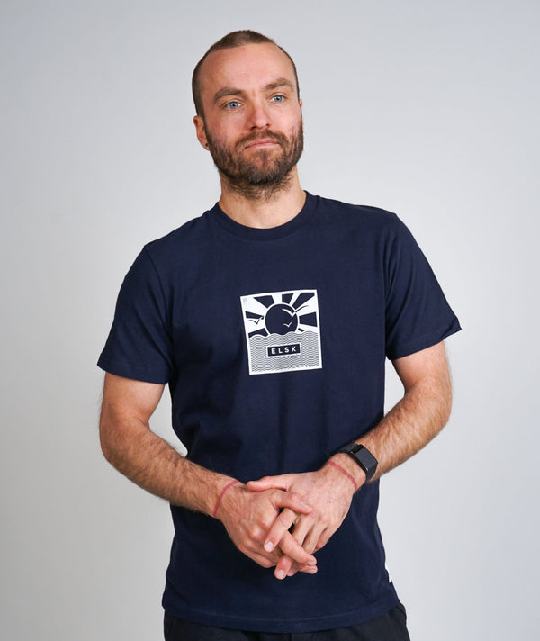 RE.ELSK 01007 | ELSK® CUBE21 BRUSHED T-SHIRT | DARK NAVY