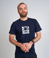 RE.ELSK 01007 | ELSK® CUBE21 BRUSHED T-SHIRT | DARK NAVY