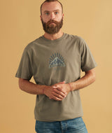 RE.ELSK 01093 | ELSK ISBJERG  BRUSHED T-SHIRT | SMOKEY OLIVE