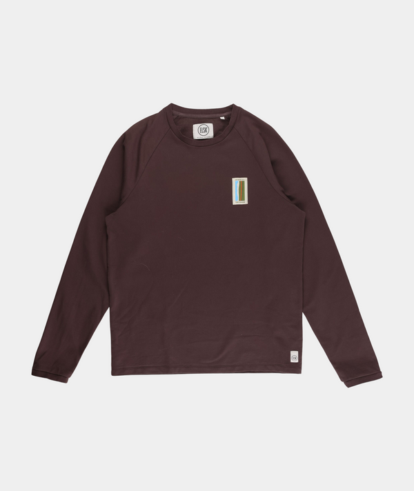 RE.ELSK 02048 | ELSK BUNKERS PCH MEN'S LIGHTWEIGHT CREWNECK | DARK OAK