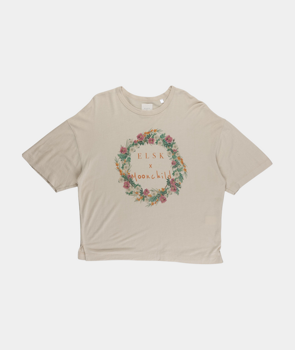 RE.ELSK 11033 | MY x ELSK THILDA TEE | OATMEAL