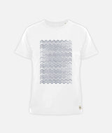 RE.ELSK 2348 | ELSK® BROKEN WAVES  BRUSHED MEN'S TEE  | WHITE