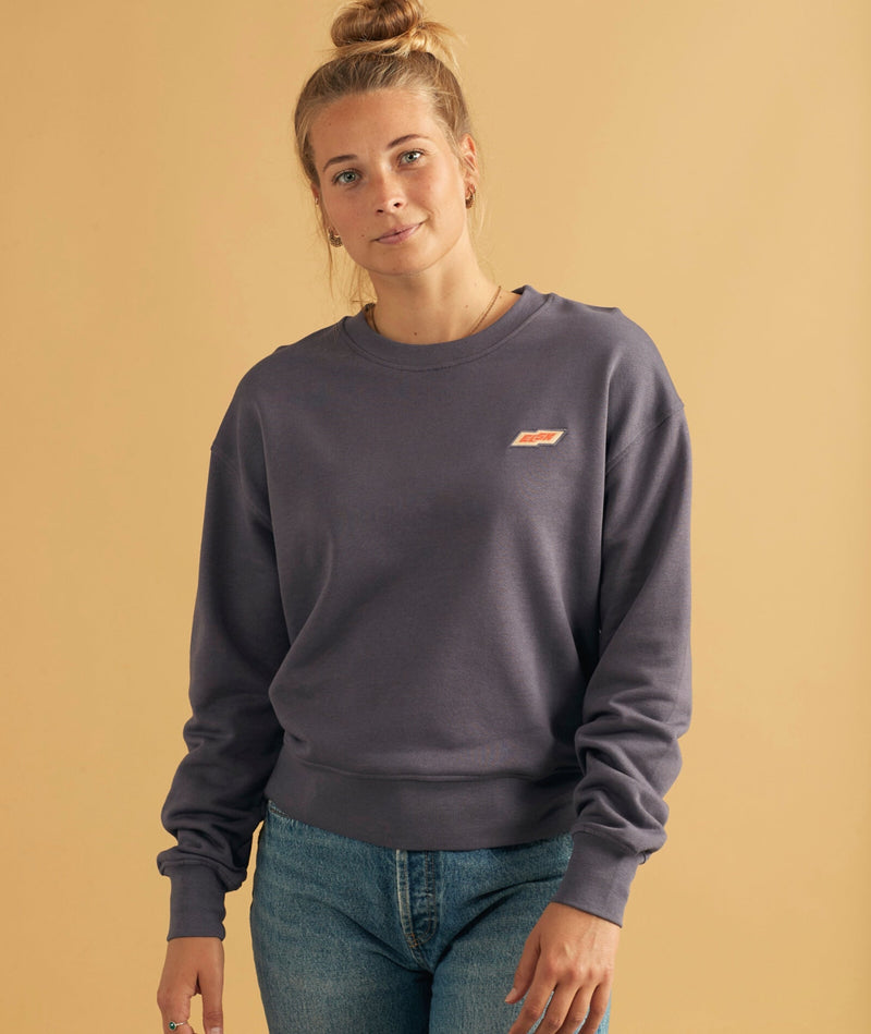 RE.ELSK 12021 | ELSK TECH PCH. ØRUM WOMEN'S SWEATSHIRT | STONE PURPLE