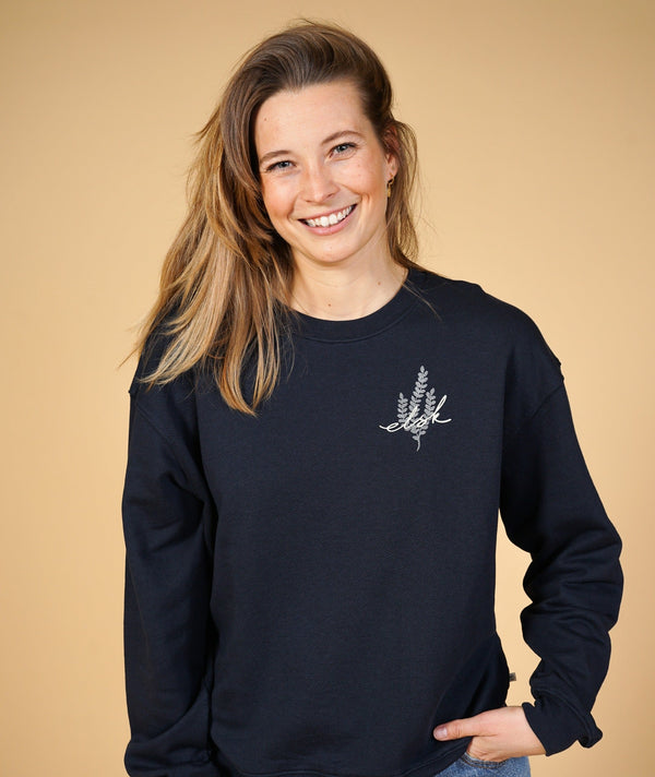 RE.ELSK SIGNED BRANCH WOMEN'S SKYUM CREWNECK