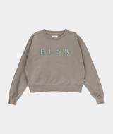 RE.ELSK 12017 | ELSK CHENILLE EMB. ØRUM WOMEN'S SWEATSHIRT | SMOKEY OLIVE
