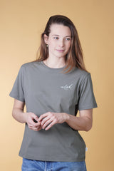 RE.ELSK SIGNED BASIC WOMEN'S CASUAL T-SHIRT