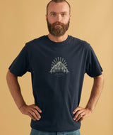 RE.ELSK 01094 | ELSK ISBJERG  BRUSHED T-SHIRT | DARK NAVY