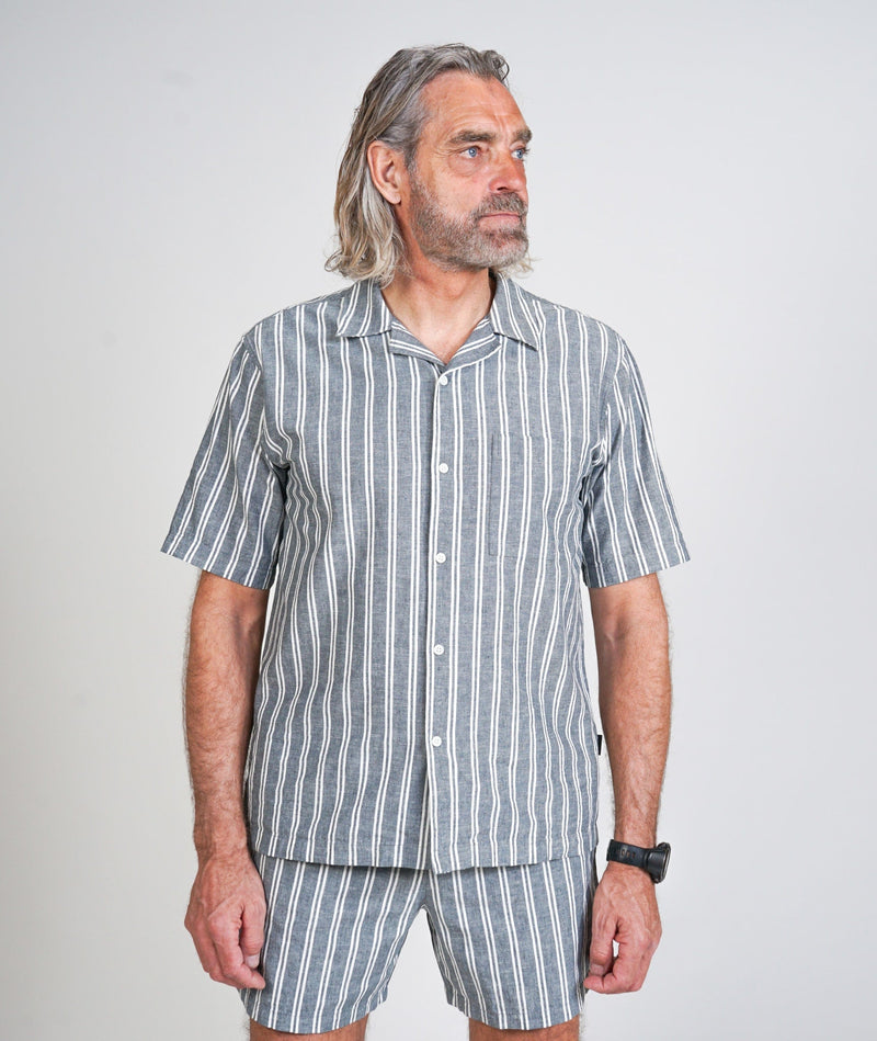 RE.ELSK PELLE MEN'S SS STRIPE SHIRT