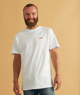 RE.ELSK 01091 | ELSK TECH PCH BRUSHED T-SHIRT | OPTIC WHITE