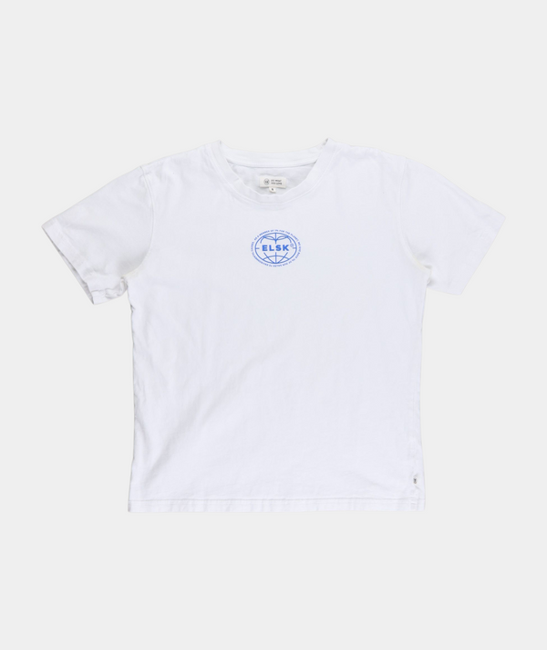 RE.ELSK STATEMENT GLOBE WOMEN'S BRUSHED T-SHIRT