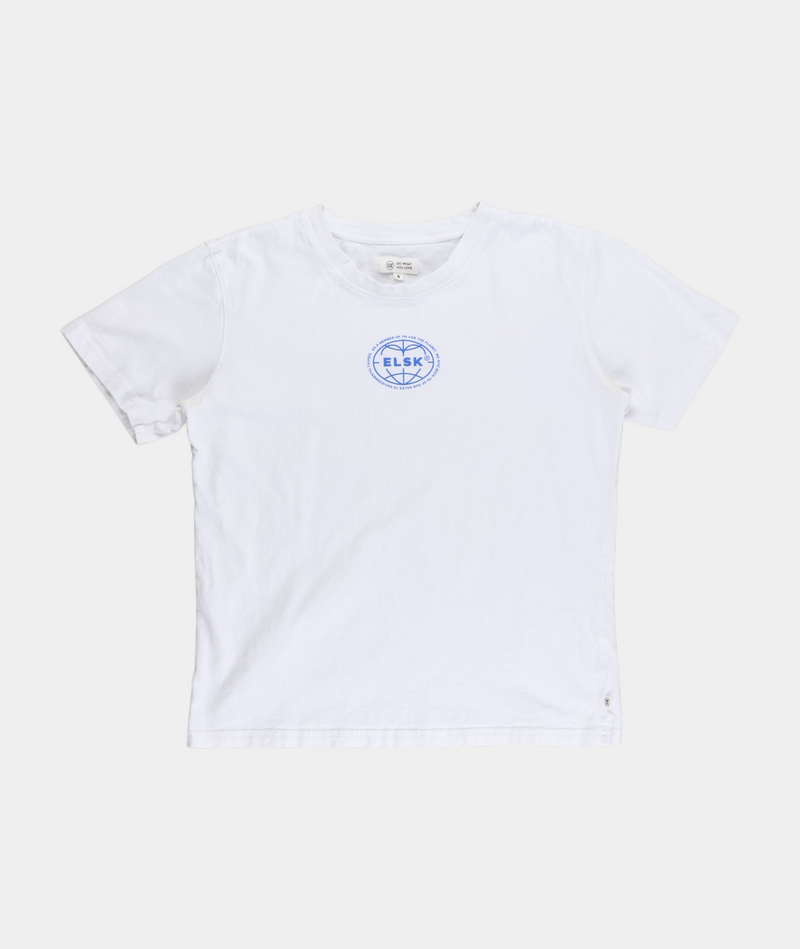 RE.ELSK STATEMENT GLOBE WOMEN'S BRUSHED T-SHIRT