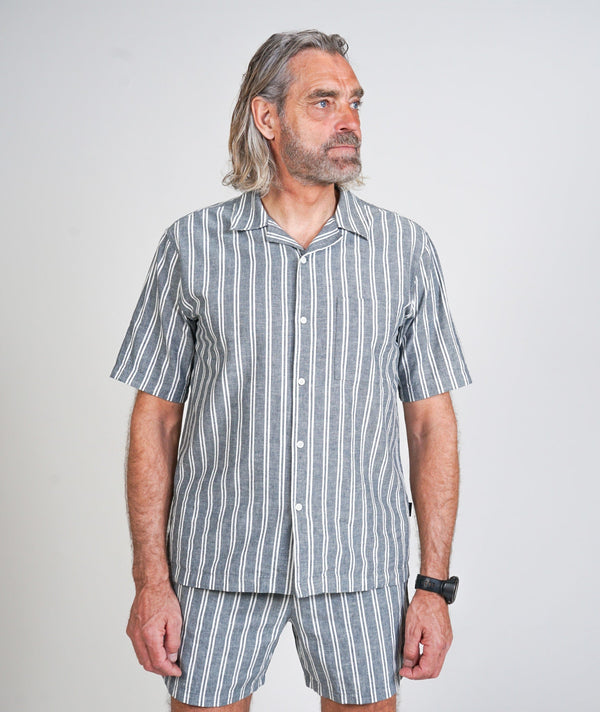 RE.ELSK PELLE MEN'S SS STRIPE SHIRT