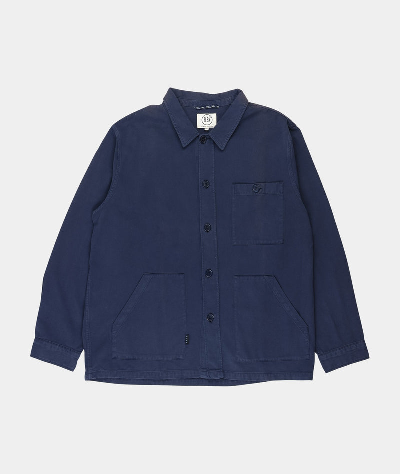 RE.ELSK 04015 | ELSK EDDIE MEN'S OVERSHIRT | DARK NAVY