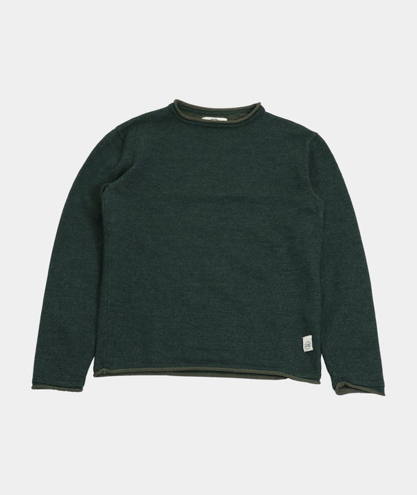 RE.ELSK 05000 | ELSK® LØNNERUP HERRE STRIK  DOUBLE KNITTED | DARK MOSS