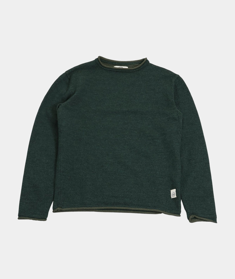 RE.ELSK 05000 | ELSK® LØNNERUP HERRE STRIK  DOUBLE KNITTED | DARK MOSS